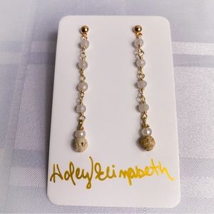 Picasso Jasper & Rutilated Quartz Earrings